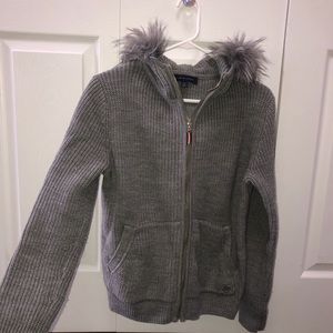 Tommy Hilfiger knit hooded sweater